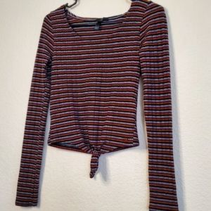 Volcom long sleeve top stripped